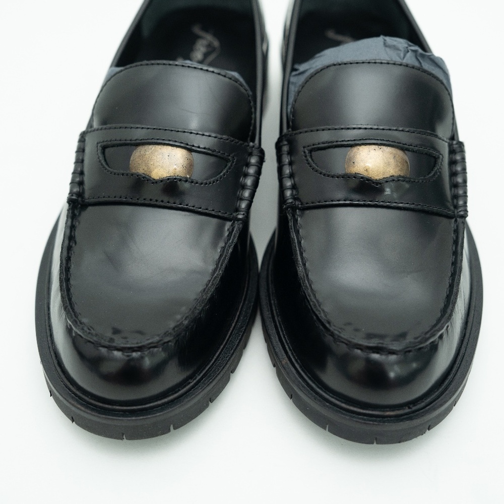 Free People. New! Liv Penny Loafers. - Picture 2 of 13